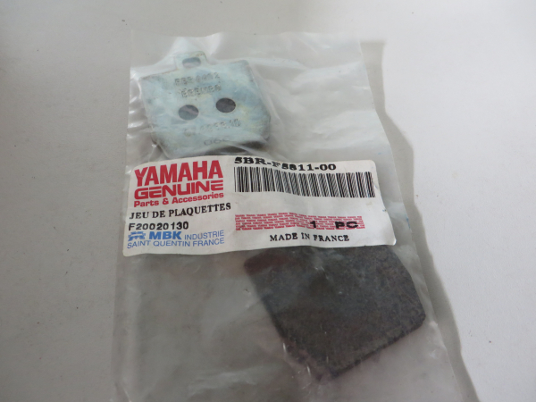 Yamaha Bremsbeläge vorne EW50 Slider Stunt YQ50 Aerox Nitro brake pads 5BR-F5811-00 Original NEU 5BR-F5811-00 Original Ersatz
