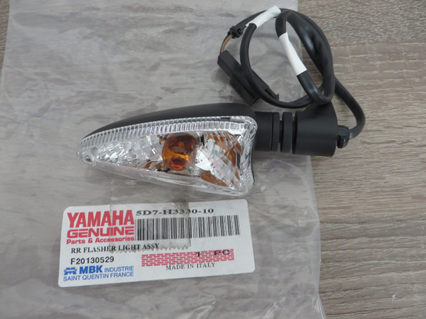 Yamaha YZF-R125 rear flasher left 5D7-H3330-10 Original NEU 5D7-H3330-10 Genuine spare part – MG-Teileshop