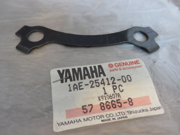 Yamaha Sicherungsblech Kettenrad FZ750 washer lock 1AE-25412-00 original NEU 1AE-25412-00 Original Ersatzteil – MG-Teileshop