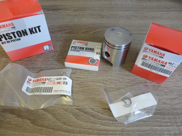 Yamaha Kolbensatz 2. Übergröße Bop LB3-80 Chappy LB80 TY80 GT80 piston kit Original NEU