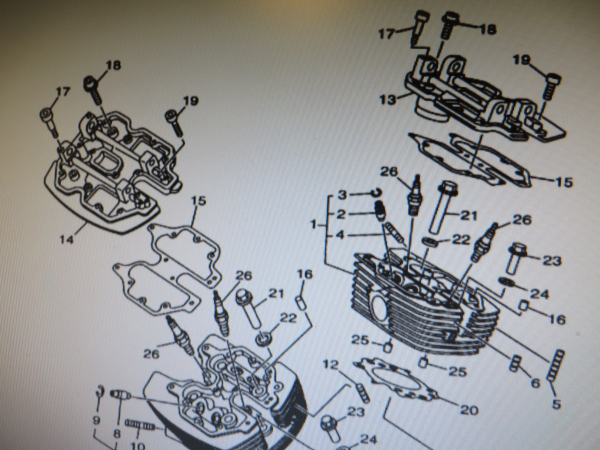 Yamaha Zylinderkopfdichtung XV1600 A Wild Star head cover gasket 4WM-11182-00 original