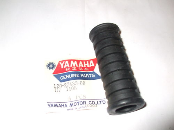 Yamaha LB50 Chappy BOP 1V3 Fußrasten Gummi hinten Original NEU 120-27433-00 Genuine spare part – MG-Teileshop