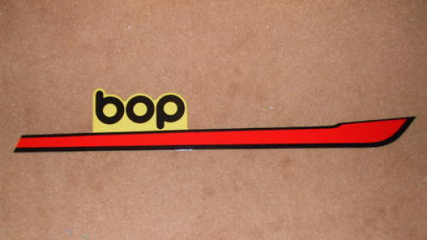 Yamaha Bop LB80 LB3M Decor Decal Aufkleber links Emblem Original 1V3-24254-10 Genuine spare part – MG-Teileshop