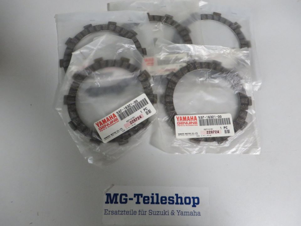 Yamaha Kupplungslamellen TY125 TW125 clutch plate friction Original NEU 537-16321-00 Original Ersatzteil – MG-Teileshop