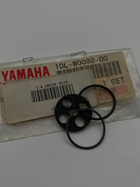 Yamaha Kraftstoffhahn-Ventilsatz DT175 XS400 Fuel Tap, Round Valve + 2 O-Rings 10L-W0092-00 XX33634 10L-W0092-00 Original Ers