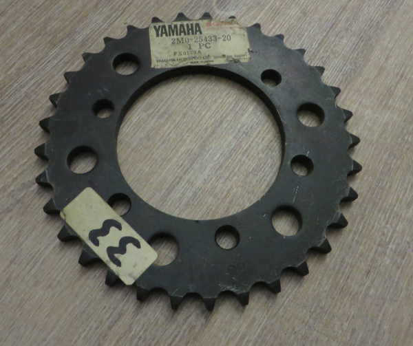 Yamaha Kettenrad XS650 XS650 SE Sprocket 33 Zähne Driven Original NOS  Original Ersatzteil – MG-Teileshop
