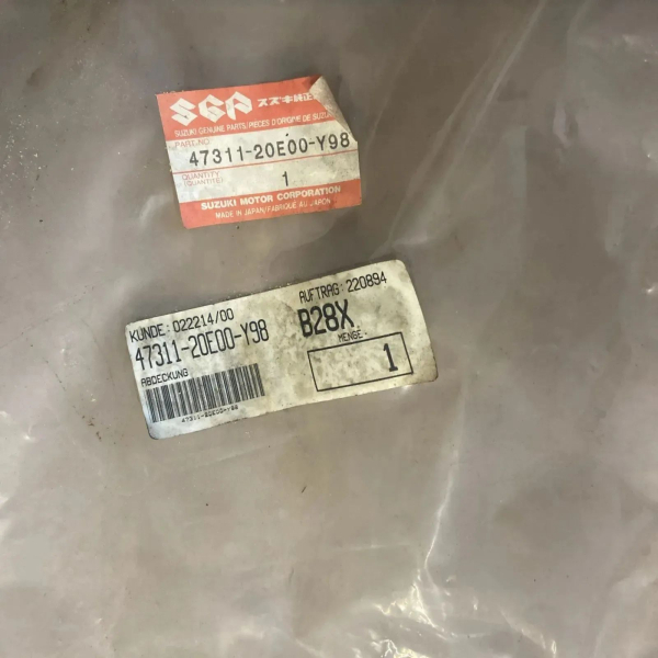 SUZUKI AN125 UPPER FRAME COVER NEU ORIGINAL 47311-20E00-Y98 HB0046