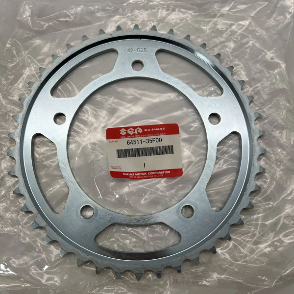 SUZUKI GSX-R 750 Y KETTENSATZ KETTEN KIT CHAIN SPROCKET SET ORIGINAL NEU L0156