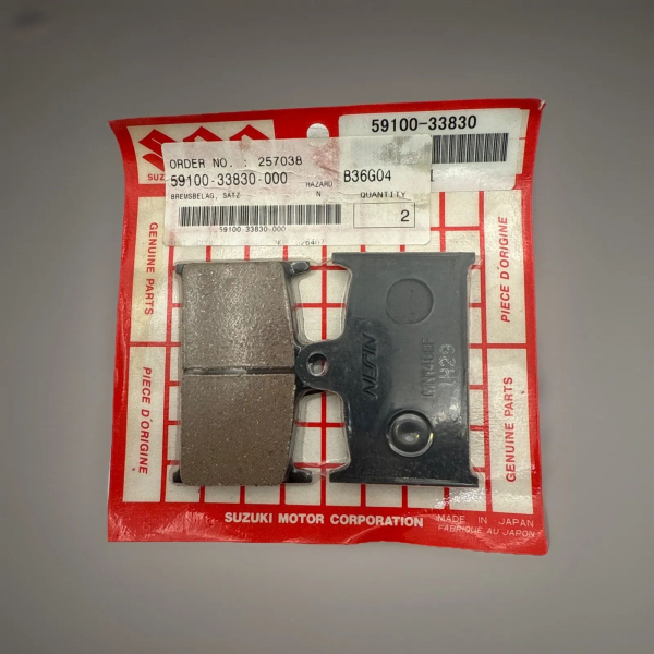 Yamaha SUZUKI BREMSBELÄGE VORNE GSX-R750 GSX-R1100 BRAKE PADS FRONT XX36187 59100-33830 Original Ersatzteil – MG-Teileshop
