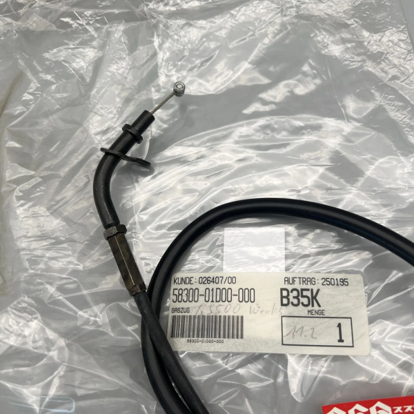 SUZUKI GS500E GASZUG CABLE ASSY THROTTLE 58300-01D00 ORIGINAL XX22643