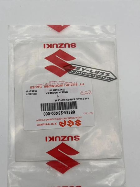 SUZUKI AUFKLEBER EMBLEM KEYLESS GSX-R125 68184-23K00-000 D01658