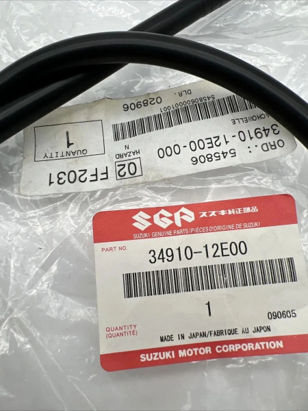 SUZUKI DR650 DR-Z250 TACHOWELLE CABLE SPEEDOMETER 34910-12E00 ORIGINA XX21786