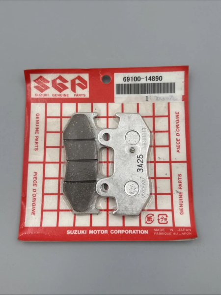 Yamaha SUZUKI BREMSBELAGSATZ HINTEN AN250 AN400 BRAKE PADS SET REAR XX36333 69100-14890 Original Ersatzteil – MG-Teileshop