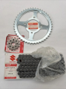 SUZUKI GSX-R 600 FJ  KETTENSATZ KETTEN KIT CHAIN SPROCKET SET ORIGINAL NEU L0146